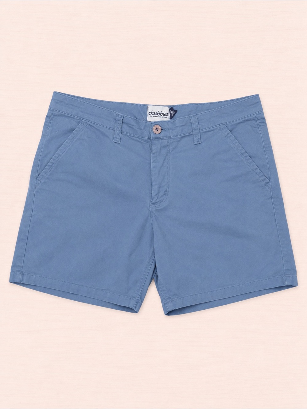 chubbies Slate Blue Flat Front Men's Shorts